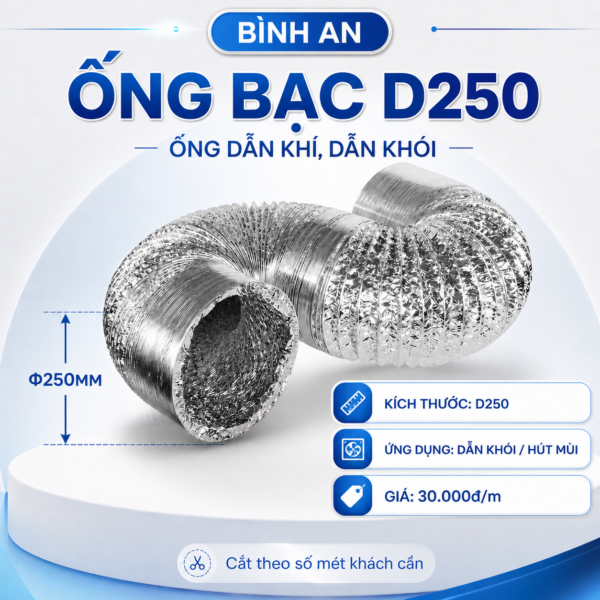 Ống bạc D250