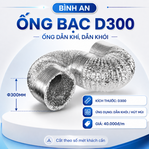 Ống bạc D300