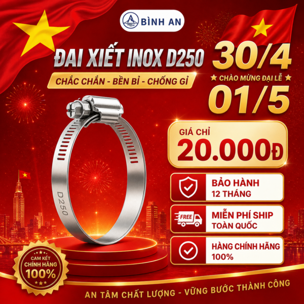 DX250 Đai xiết D250